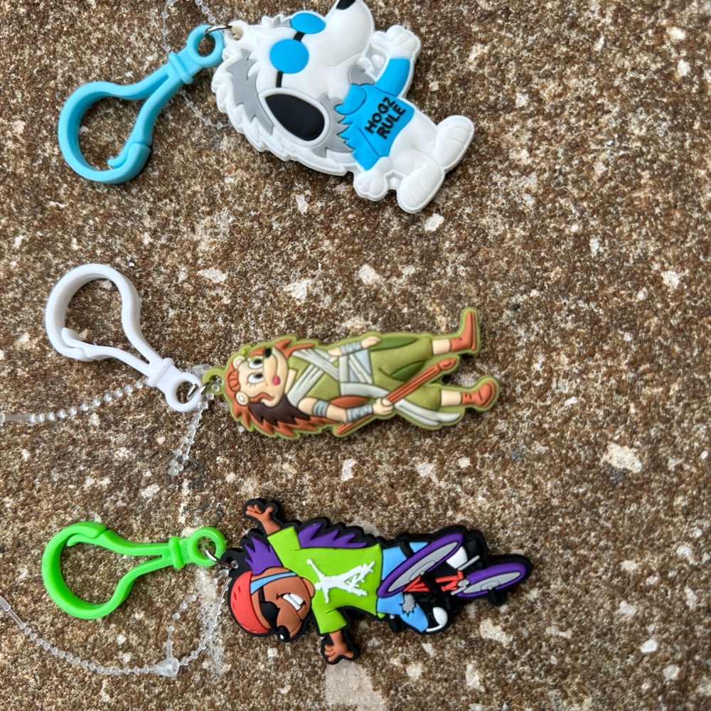 (3) Book bag/Back pack Charms/Clips. NEW